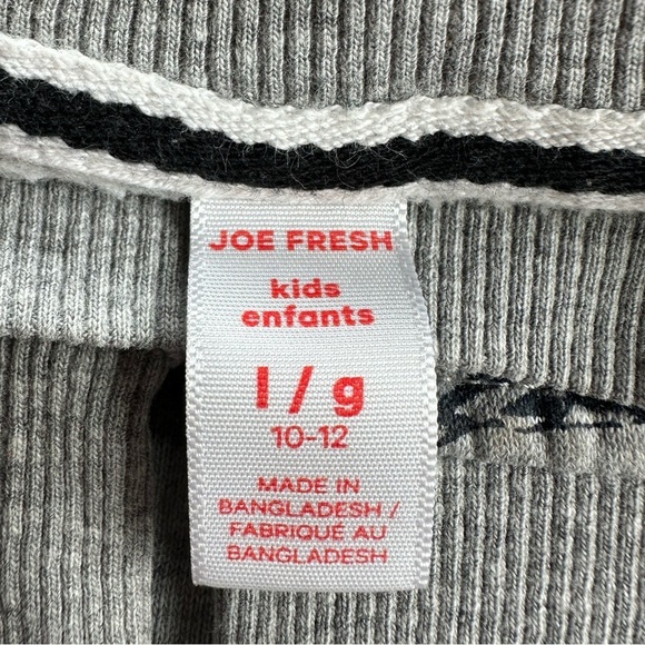 Joe Fresh Boys Grey Dinosaur Crewneck Sweatshirt Size 10-12 - Picture 5 of 5